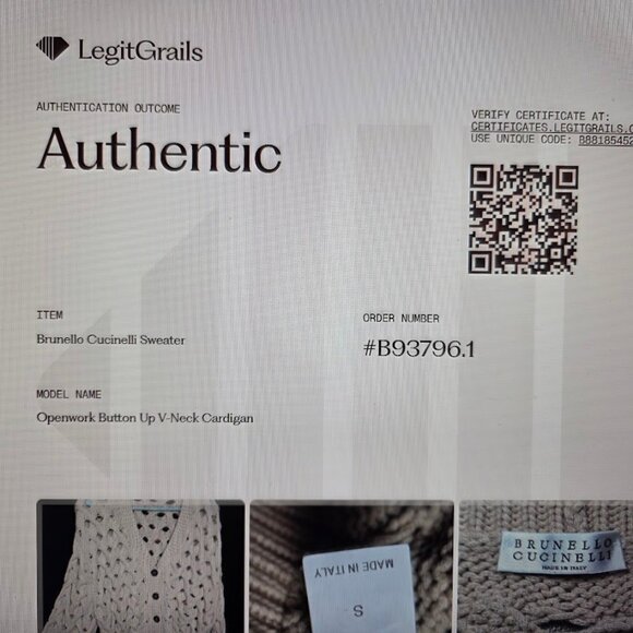 Brunello Cucinelli Cable Knit Buttoned Cardigan in Camel S - Picture 12 of 12